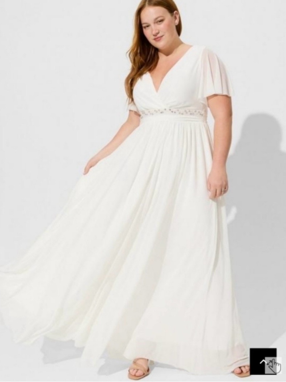 Torrid Ever After Women’s Plus size 24 wedding dress with garment bag NWT